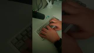 Sound Testing the Akko V3 Creamy Blue Switches [upl. by Kellsie]