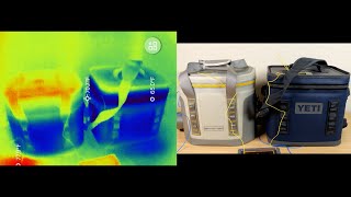 YETI vs SPARTER 12 Can Soft Cooler Temperature Test [upl. by Lesde]