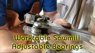 Worktable Sawmill  Adjustable Blade Bearings [upl. by Colleen]