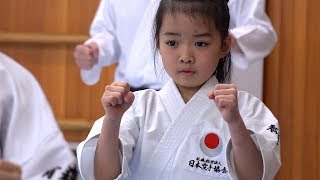 Karate kids basic training Aomori Japan） [upl. by Atiekal586]