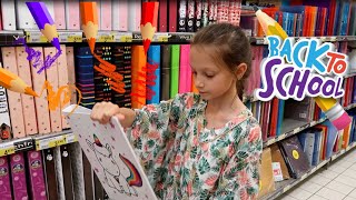 CHASSE AUX FOURNITURES SCOLAIRES 2018 POUR CHLOÉ  BACK TO SCHOOL  ChloéampJules [upl. by Philipson819]