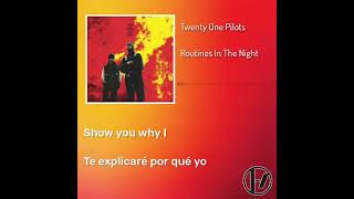 Twenty One Pilots  Routines In The Night ❤️ lyrics letramusica clancy [upl. by Lin]