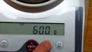 How to calibrate Mettler Toledo JL602 digital scale [upl. by Robena768]