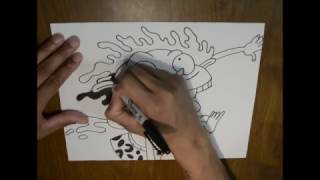 How to Draw Donnie Thornberry  Nicktoons [upl. by Yekcir964]