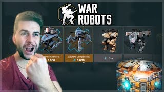 SPENDING 3500 KEYS ON CHEST BLACK MARKET GOLD CHEST OPENING  War Robots [upl. by Aicil]