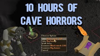 Loot from 10 hours of Cave Horrors 21 Clue Scrolls [upl. by Lottie]