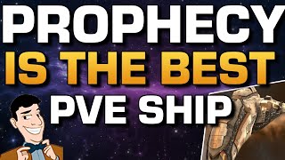 The Prophecy is the BEST PVE Battlecruiser Drones are OP  Farm from 60K Range EVE Echoes [upl. by Arat]