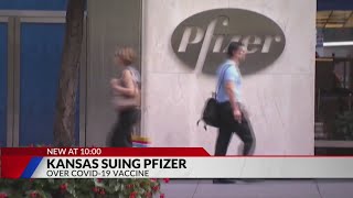 Kansas sues Pfizer over COVID19 vaccine [upl. by Acissej]