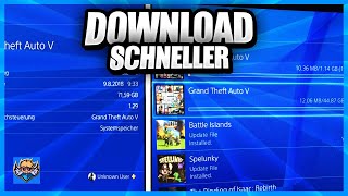 GTA 5 UPDATE DOWNLOAD BESCHLEUNIGEN  ps4 download beschleunigen deutsch 😱 [upl. by Gmur]