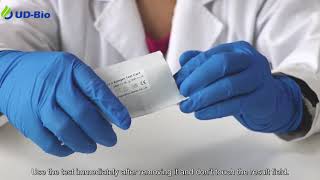 SARSCoV2 rapid antigen test kit operation video [upl. by Peterman311]