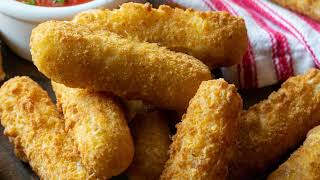 Air Fryer Frozen Mozzarella Sticks A Quick and Easy Snack [upl. by Ellehsal138]