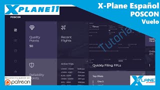 XPlane Español  POSCON  Vuelo de Prueba [upl. by Towbin885]