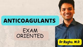 Anticoagulants  Classification amp Mechanism of action physiology pharmacology mbbs [upl. by Rorrys]