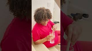 MIXING WATER SUSPICIOUSLY AND GIVING IT TO MY AFRICAN NIGERIAN MOM🤣 shorts shortvideo [upl. by Trauts]