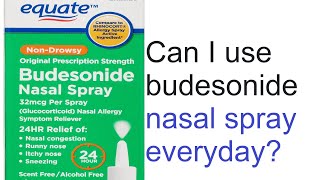 Can I use budesonide nasal spray everyday [upl. by Folly]