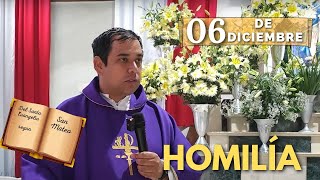 EVANGELIO DE HOY miércoles 6 de Diciembre del 2023  Padre Arturo Cornejo [upl. by Errecart]