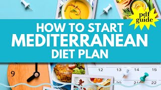 PART 1 EASIEST WAY to Follow the Worlds Best MEDITERRANEAN Diet  PDF Guide [upl. by Llerrad]