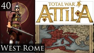 Total War Attila Legendary West Rome Campaign Part 40 [upl. by Brunn213]