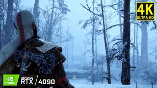 Graphics Police Epic Visuals in God of War Ragnarok on RTX 4090  Part 2 ⚔️ [upl. by Elyr]