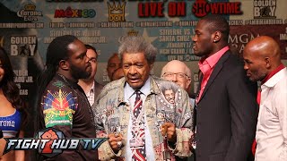 Bermane Stiverne vs Deontay WilderFull Video Intense Face Off [upl. by Luna]