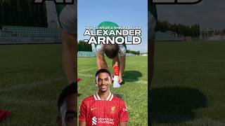 How to wear shin pads like ALEXANDERARNOLD ⚽️🇬🇧 gaincontrol howto shinpads alexanderarnold [upl. by Eile752]