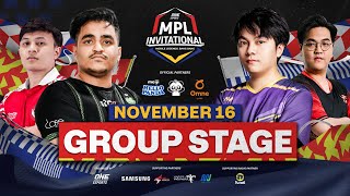 FILIPINO ONE Esports MPL Invitational 2023  Day 2  Group Stage [upl. by Lahcsap]