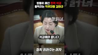 방통위 예산 전액 삭감 선언 울먹이며 변명하는 직무대행 김태규 [upl. by Nagram291]