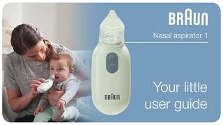 Braun Nasal Aspirator 1  Clear stuffy noses quickly amp gently [upl. by Onder]