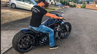 HarleyDavidson FXSB Breakout Sound Barry from UK [upl. by Renee438]