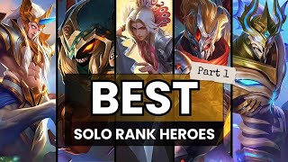 Best Hero for Solo Rank Push New Update Mobile Legends Part 1 [upl. by Chin]