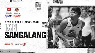 Best Player Ian Sangalang  PBA Philippine Cup 2019 [upl. by Alyakam]