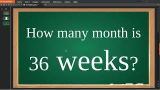 ✅ How many month is 36 weeks [upl. by Nurse646]