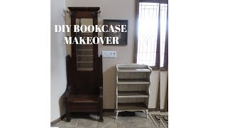 DIY BOOKCASE MAKEOVERTRASH TO TREASURE FRENCH COUNTRY [upl. by Emse]