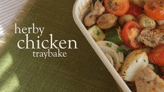 Slimming World Synfree herby chicken traybake recipe  FREE [upl. by Eiznikcm]