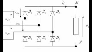 7 Le redressement non commandé triphasé montage parallèle double [upl. by Brick]