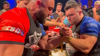 East vs West Challenger series afterpull jamesenglish milolarratt and more armwrestling [upl. by Tomlinson747]