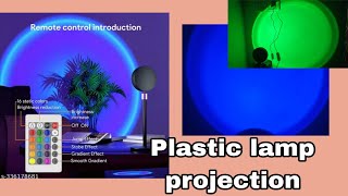 Plastic lamp projection light from MEESHO unboxing  with 16 colour lights [upl. by Abisha698]