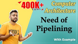 L41 Pipelining with real life example Need of Pipelining  COA [upl. by Manouch]