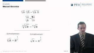 20 Mathematik Wurzelrechnung [upl. by Ludmilla190]