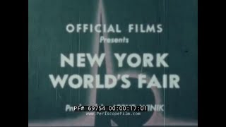 1939  1940 NEW YORK WORLDS FAIR IN COLOR FUTURAMA EXHIBIT 69754 [upl. by Atiuqnahs]