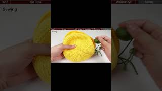 Easy amp fast crochet baby Dino hatcrochet beaniecrochet for beginners [upl. by Ardeed]