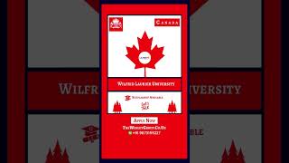 🎥 Study in Canada with Wilfred Laurier University 🇨🇦 [upl. by Siramaj79]