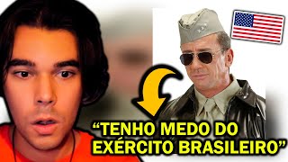 Exército Brasileiro CHOCOU os Estados Unidos  Português reage Compilação [upl. by Anavi]