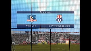 PES6 Liga Chilena Apertura 2008 ColoColo vs Universidad de Chile pc [upl. by Acnaib4]