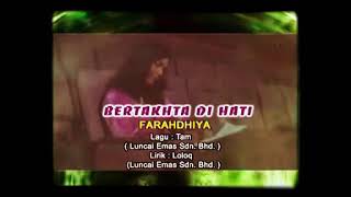 Bertakhta di hati  Farahdhiya Karaoke tanpa vokal [upl. by Nileek]