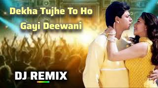 Dekha Tujhe To Ho Gayee Deewani  Remix  koyla movie  shahrukh Khan  Kumar Sanu  Jhankar Beats [upl. by Martainn]