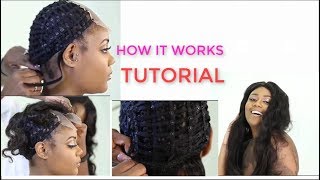 QUICK FULL DETAILED TUTORIAL ABOUT 10 MINUTES WIG MAKING TECHNIQUESNAP WEAVE [upl. by Carnahan578]