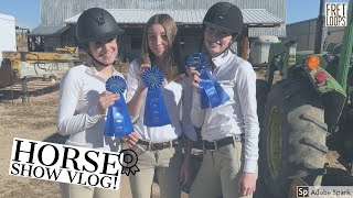 Horse Show Vlog  IEA  FRET LOOPS [upl. by Aihsened]