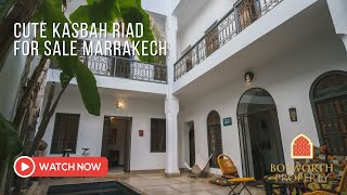 Cute Kasbah Riad For Sale Marrakech [upl. by Kellda]