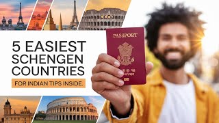 5 Easiest Schengen countries for Indians  Schengen Visa for Indians application [upl. by Ross]